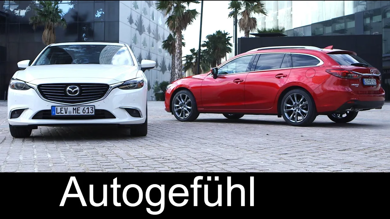 2016/2015 Mazda6 Facelift preview sedan & wagon/estate Mazda6 Kombi und Limousine - Autogefühl