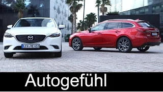 2016/2015 Mazda6 Facelift preview sedan & wagon/estate Mazda6 Kombi und Limousine - Autogefühl