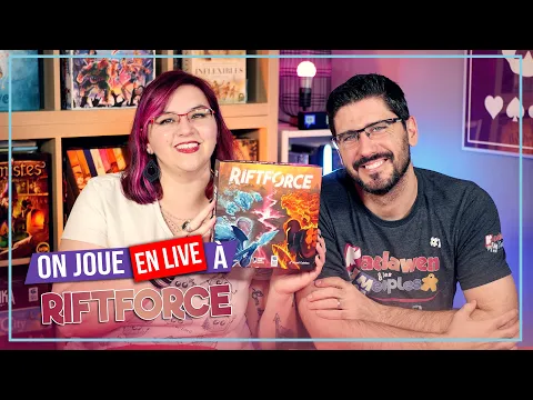 [Règles & Partie] RIFTFORCE chez la Boite de Jeu | 2 Joueurs | VOD Live