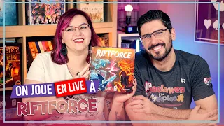 [Règles & Partie] RIFTFORCE chez la Boite de Jeu | 2 Joueurs | VOD Live
