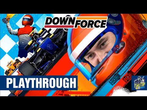 Downforce - Auction, bet, race! - 3 Player Playthrough