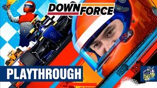 Downforce - Auction, bet, race! - 3 Player Playthrough