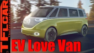Volkswagen ID Buzz Concept: All-Electric AWD Autonomous Microbus