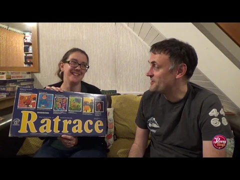 Penny Plays Ratrace - a vintage board game all about social classes