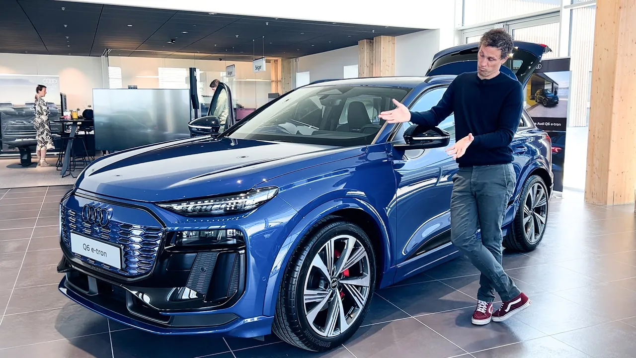 Sniktitt: Audi Q6 e-tron - Audis teknologiske flaggskip