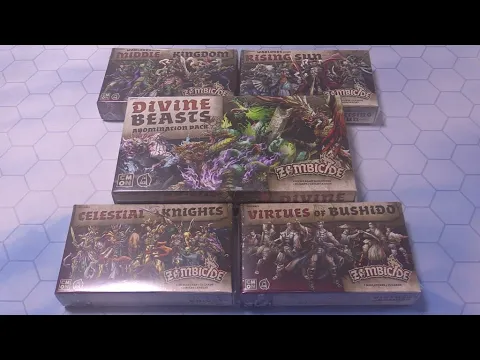 Zombicide: White Death Thematic Expansion Packs Unboxing Plus Giveaway