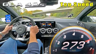 THEY DO EXIST! AMG GLA 45 S goes FAST on Autobahn!