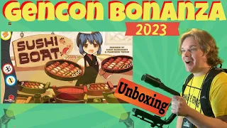 Sushi Boat Gencon Hot Game Unboxing