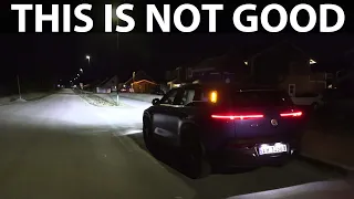 Fisker Ocean Extreme headlights test