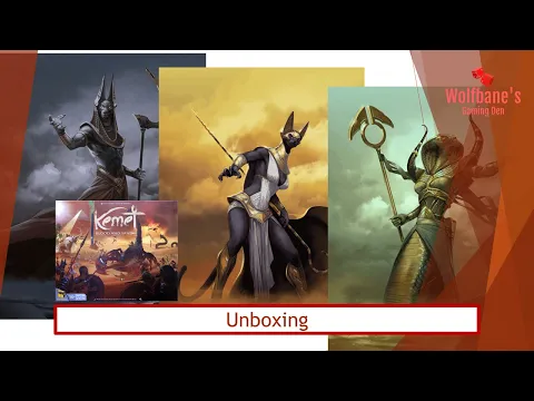 Kemet: Blood and Sand [Board Game] - Unboxing
