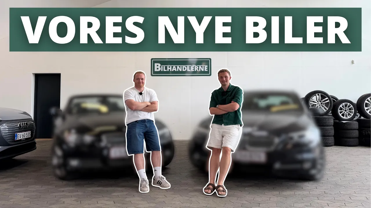 Vi har købt nye sommerbiler!