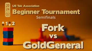 Fork vs GoldenGeneral: 2024 Q2 Beginner Tak Tournament Semifinals - Live-Commentary