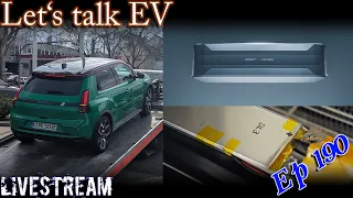 (live) Let's talk EV - Story time: Renault 5 break down, Donut Lab battery tests