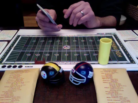 APBA football solitaire: All-Star Steelers vs. Giants: How I call plays, substitute players (Pt. 2)