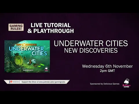 Underwater Cities: New Discoveries - Tutorial and Playthrough video from Gaming Rules!