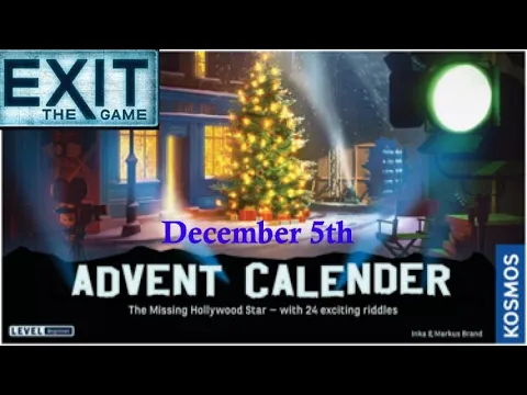Exit The Game: The Missing Hollywood Star - December 5th