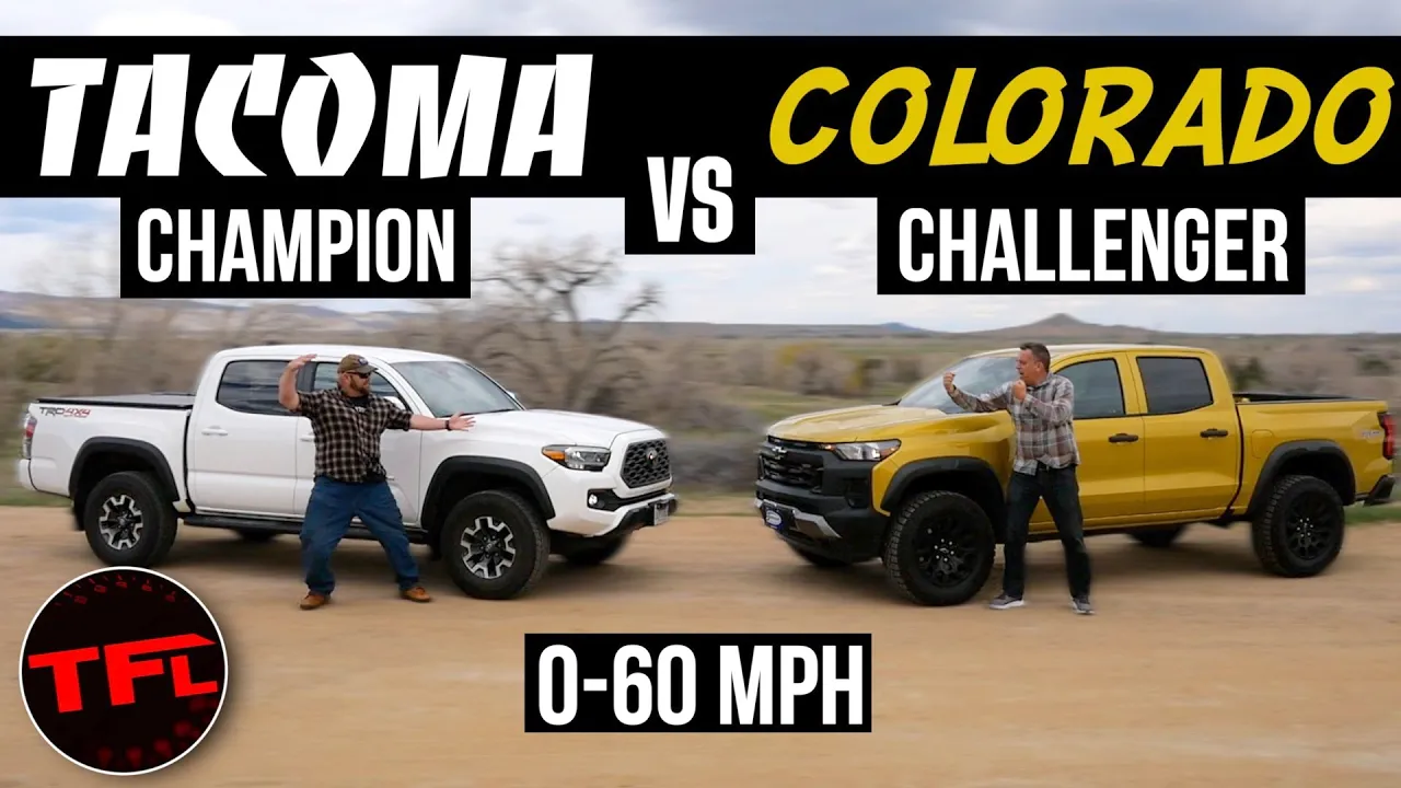 Will the All-new 2023 Chevy Colorado Dethrone the Toyota Tacoma? 0-60 MPH Comparison!