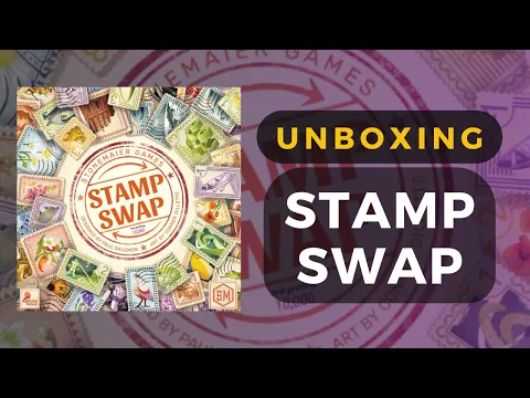 Stamp Swap Board Game Unboxing | DaniCha