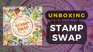 Stamp Swap Board Game Unboxing | DaniCha
