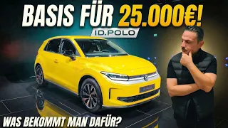 So viel ID.Polo gibt es für 25.000 €! Was bietet das Basismodell?