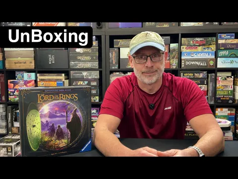 TDG: The Lord of the Rings Adventure Book Game unboxing with Ray
