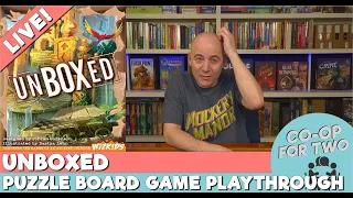 Unboxed - Board Game Puzzle Game - live play then review - SESSION 7