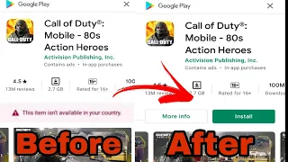How to download call of duty mobile on android phone / Easy tip to download 🔥 How to download call of duty mobile on android phone / Easy tip to download 🔥