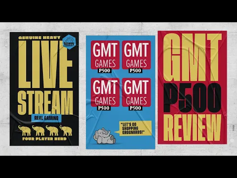 GMT Games P500 Perusal, April 2025 by Heavy Cardboard