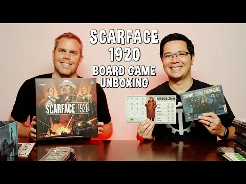 Unboxing Scarface 1920 - Gangster Board Game
