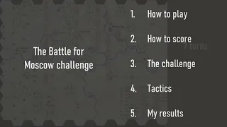 The Battle for Moscow (Typhoon Challenge)
