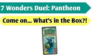 Dueling with Gods: An Unboxing of 7 Wonders Duel - Pantheon