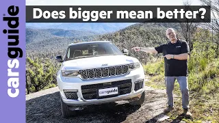 Jeep Grand Cherokee L 2022 review: New, more premium seven-seat, 4WD SUV tested on-road and off.
