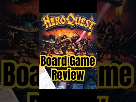 “HeroQuest” Board Game Review #heroquest #boardgames #review #dungeoncrawl #tabletopgaming #fantasy