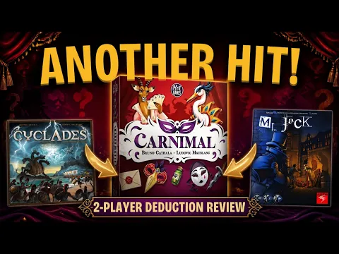 Carnimal Board Game Review - 2 Player Deduction