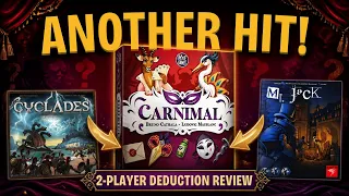 Carnimal Board Game Review - 2 Player Deduction