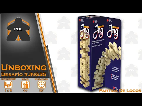 JNG | Desafío #JNG35 | Tutorial | Unboxing | Toptoys | Reseña | Jenga | Partida de Locos |