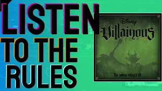 Listen To The Rules of Disney Villainous