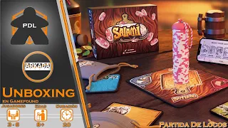Salami / Sifflard | Unboxing | Arkada Studio | Late Pledge NOW! on Gamefound | Partida de Locos