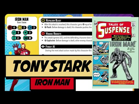 Tony Stark IS Iron Man in Marvel Crisis Protocol