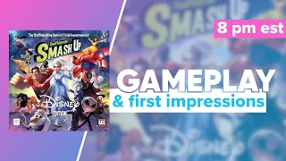 Smash Up Disney Gameplay and First Impressions | @TheOpGames @alderac