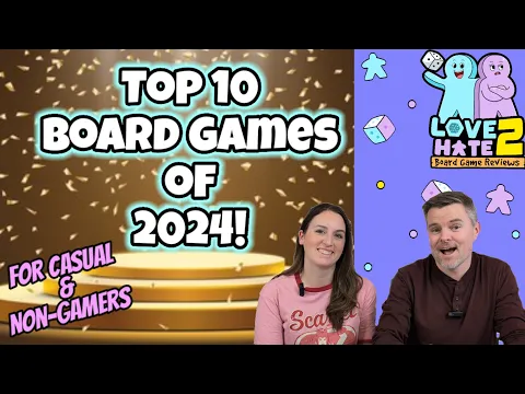 Top 10 Board Games of 2024 - For Casual & Non-Gamers!