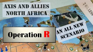 Axis and Allies North Africa Operation R #1| NEW SCENARIO