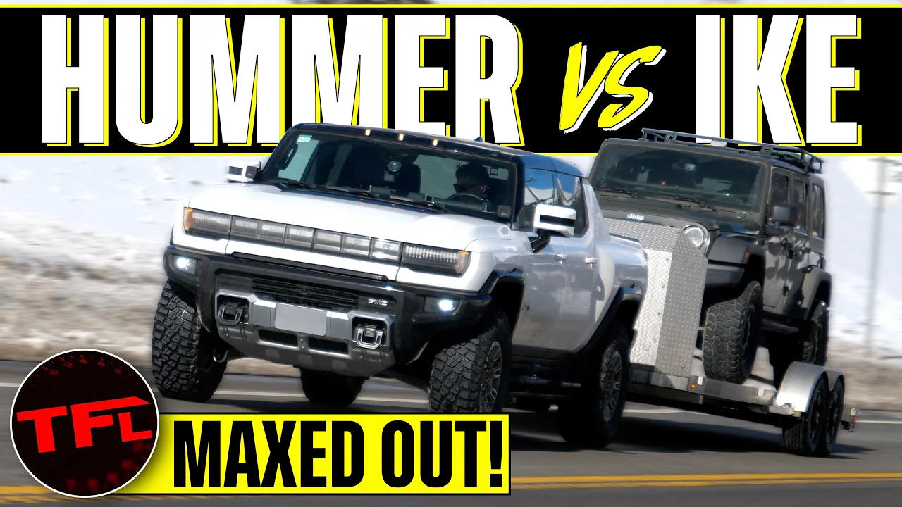 The Results Are Surprising - The New Hummer EV Takes On The World's Toughest Towing Test!
