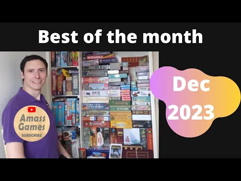 Best of the month Dec 2023 #boardgame #tabletop #party #games #partygames #partygame AmassGames