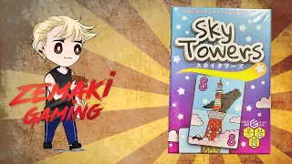 Sky Towers [Review] ต่อหอคอยสุดเพลิน ต้อง 21 เป๊ะๆ