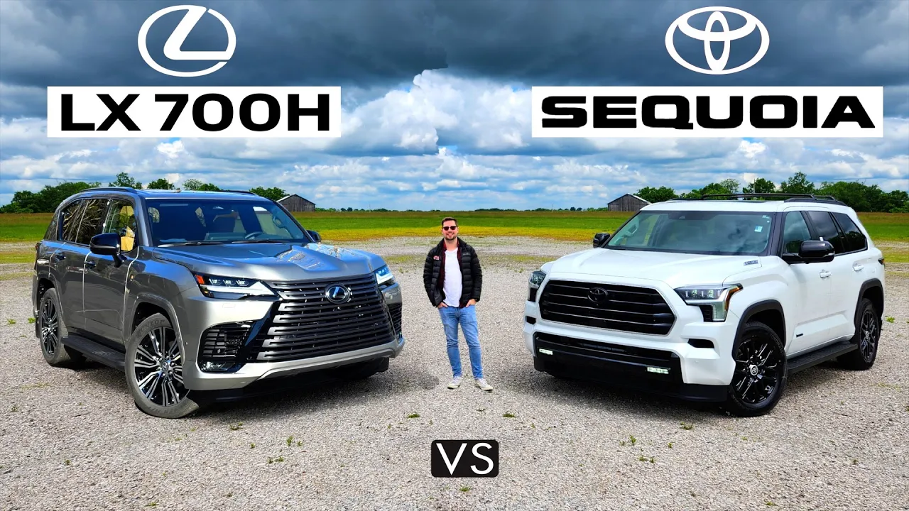 SHOWDOWN! -- 2025 Toyota Sequoia Capstone vs. 2025 Lexus LX 700h Luxury: Comparison