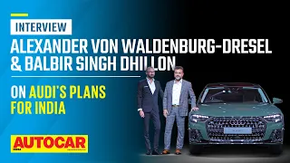 Audi's sales growth, EV assembly & more- Alex von Waldenburg-Dresel & Balbir Dhillon | Autocar India