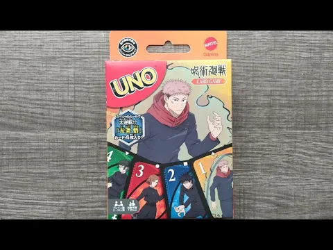 UNO Jujutsu Kaisen Anime Manga Card Game
