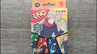 UNO Jujutsu Kaisen Anime Manga Card Game