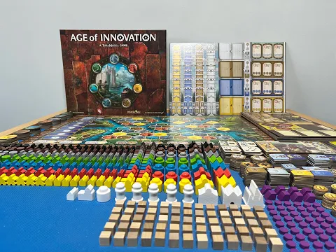 Age Of Innovation Board Game (Silent Unboxing)